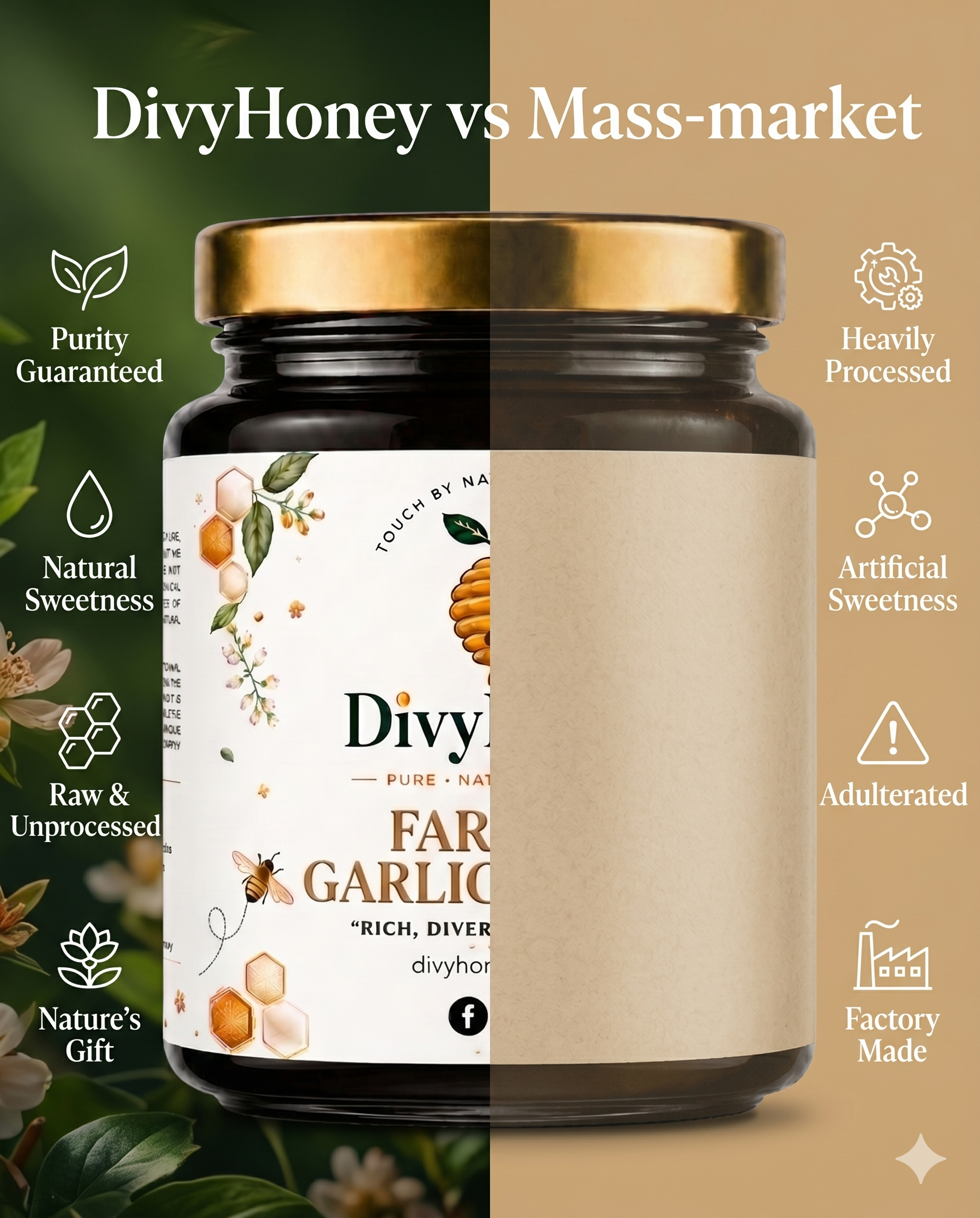 Farmed Garlic Honey gallery photo thumbnail
